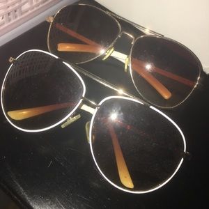 2 PAIRS OF SUNLASSES